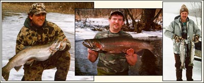 NEW YORK FISHING PHOTOS of fishing on Salmon River